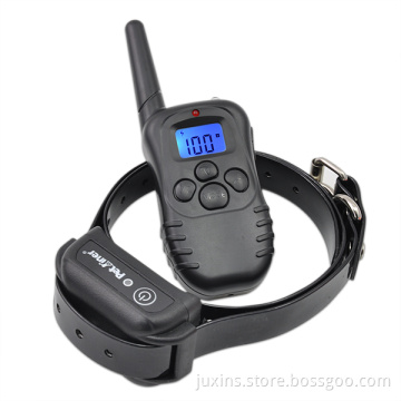 Petrainer PET998DB-BL1 300M Back Light Remote Electric Shock 2 Bark Collars